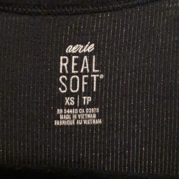 Aerie black tank top. Size XS - Picture 3 of 3